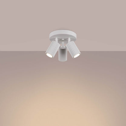 Laelamp Karbon 3P Valge GU10 - BrighteNova
