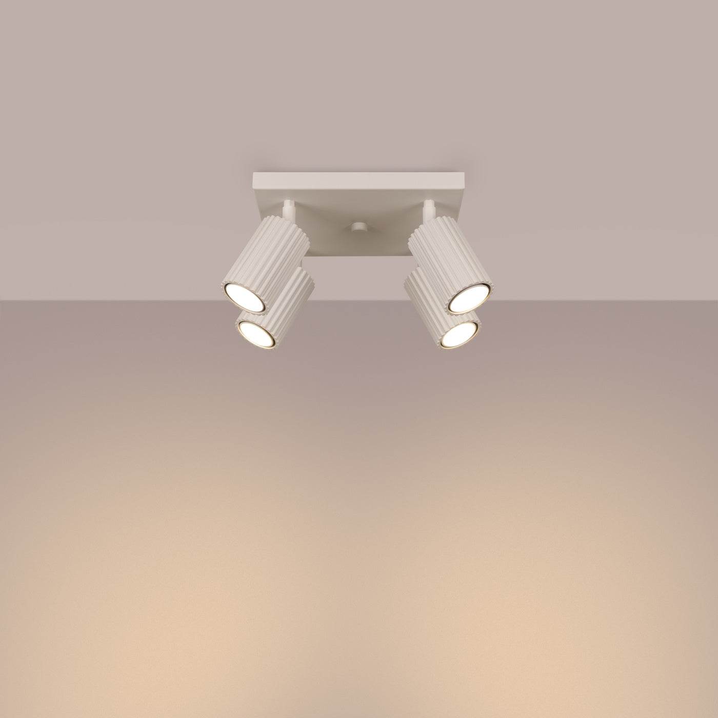 Laelamp Karbon 4 Beež GU10 - BrighteNova