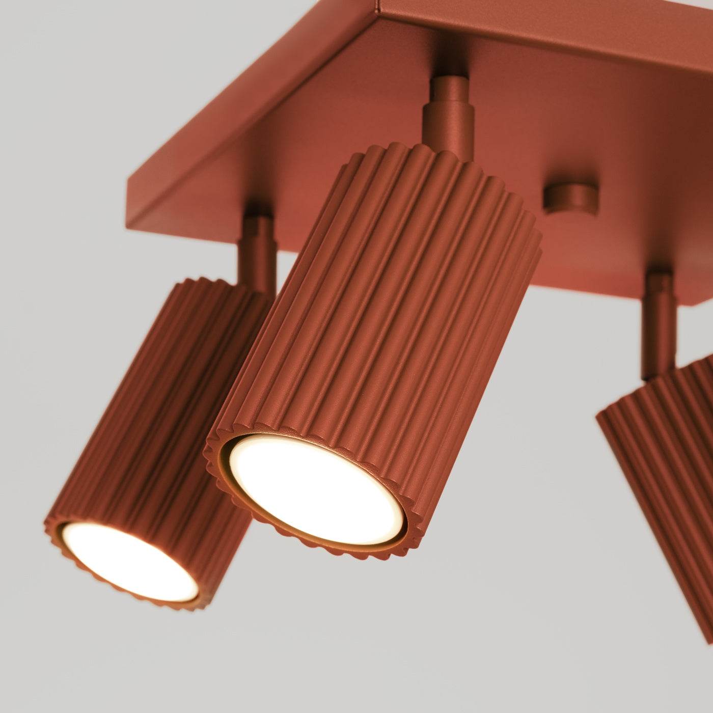 Laelamp Karbon 4 Punane Ooker GU10 - BrighteNova
