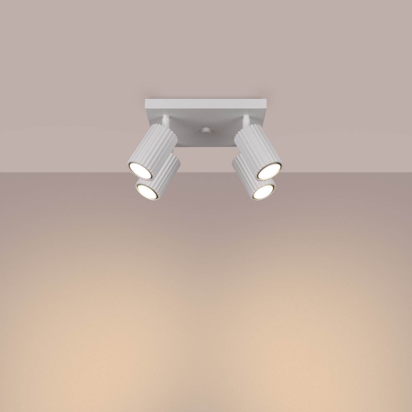 Laelamp Karbon 4 Valge GU10 - BrighteNova