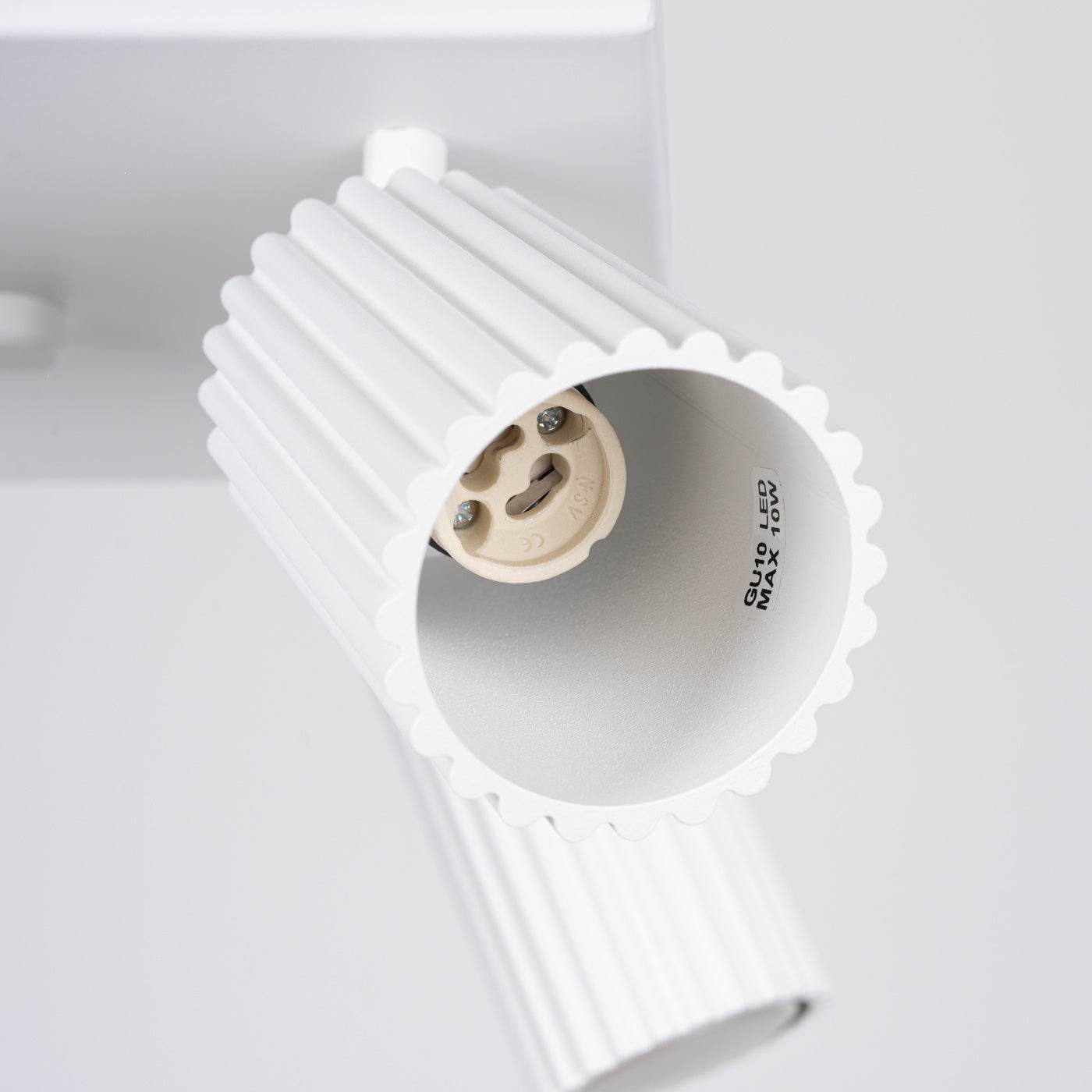 Laelamp Karbon 4 Valge GU10 - BrighteNova