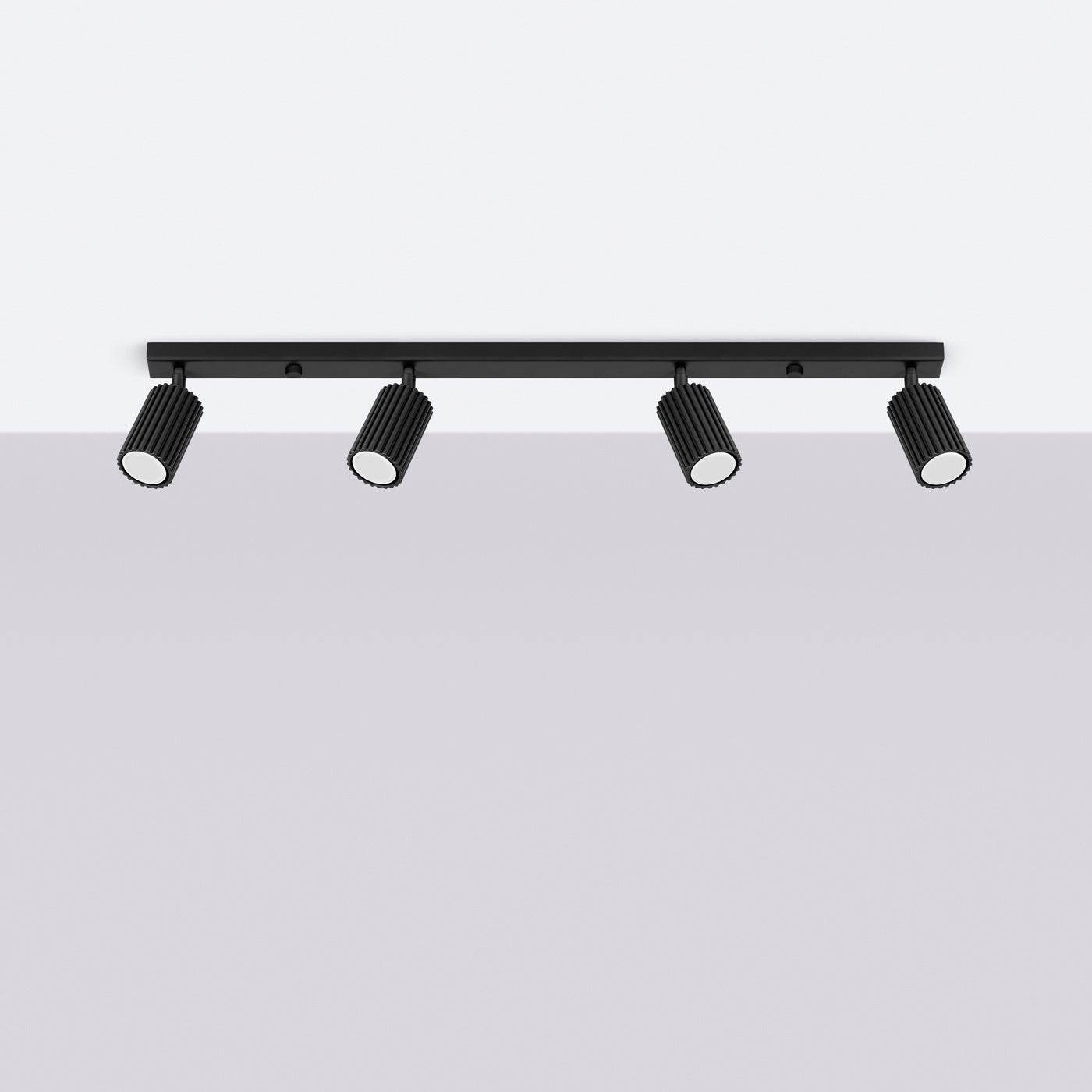 Laelamp Karbon 4L Must GU10 - BrighteNova