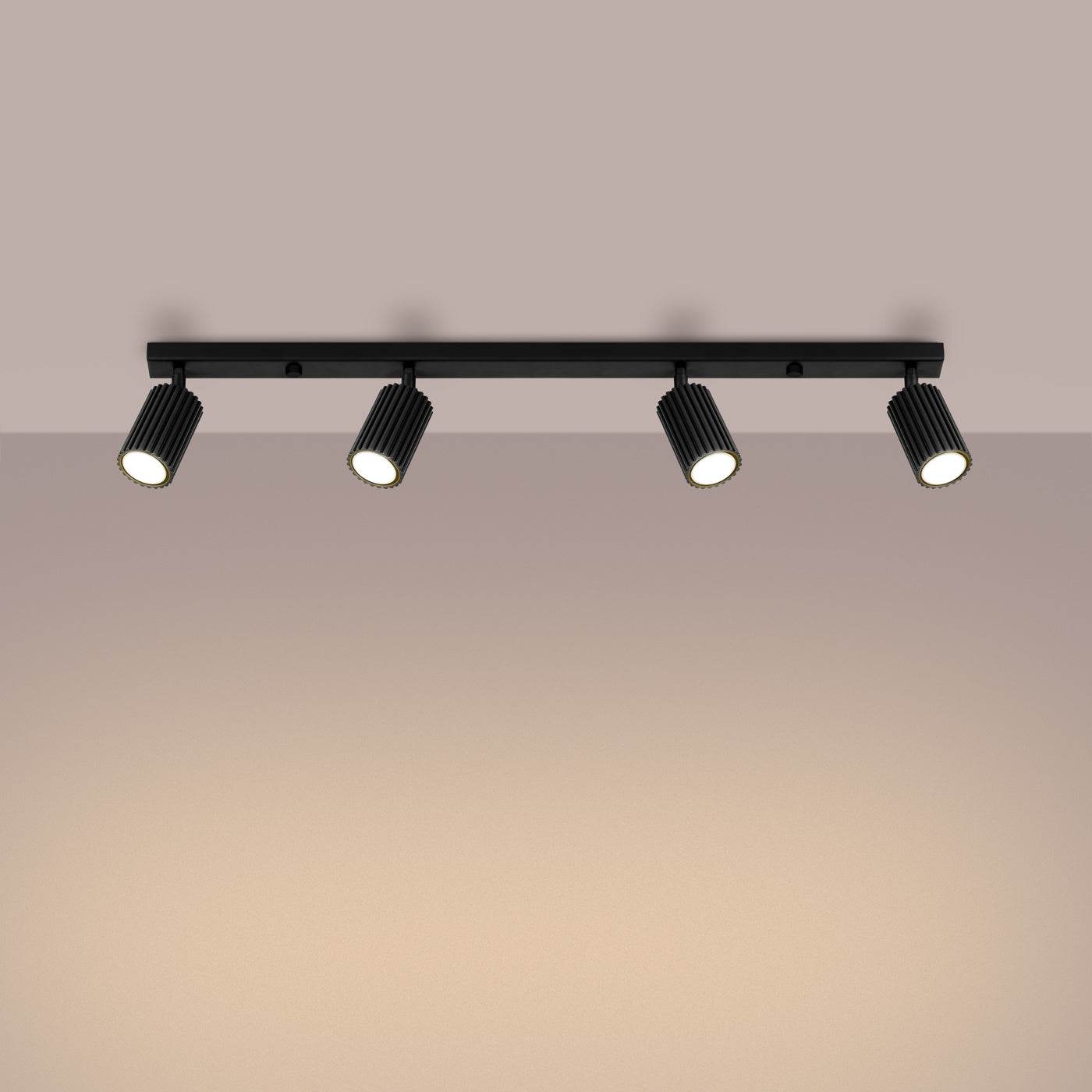 Laelamp Karbon 4L Must GU10 - BrighteNova