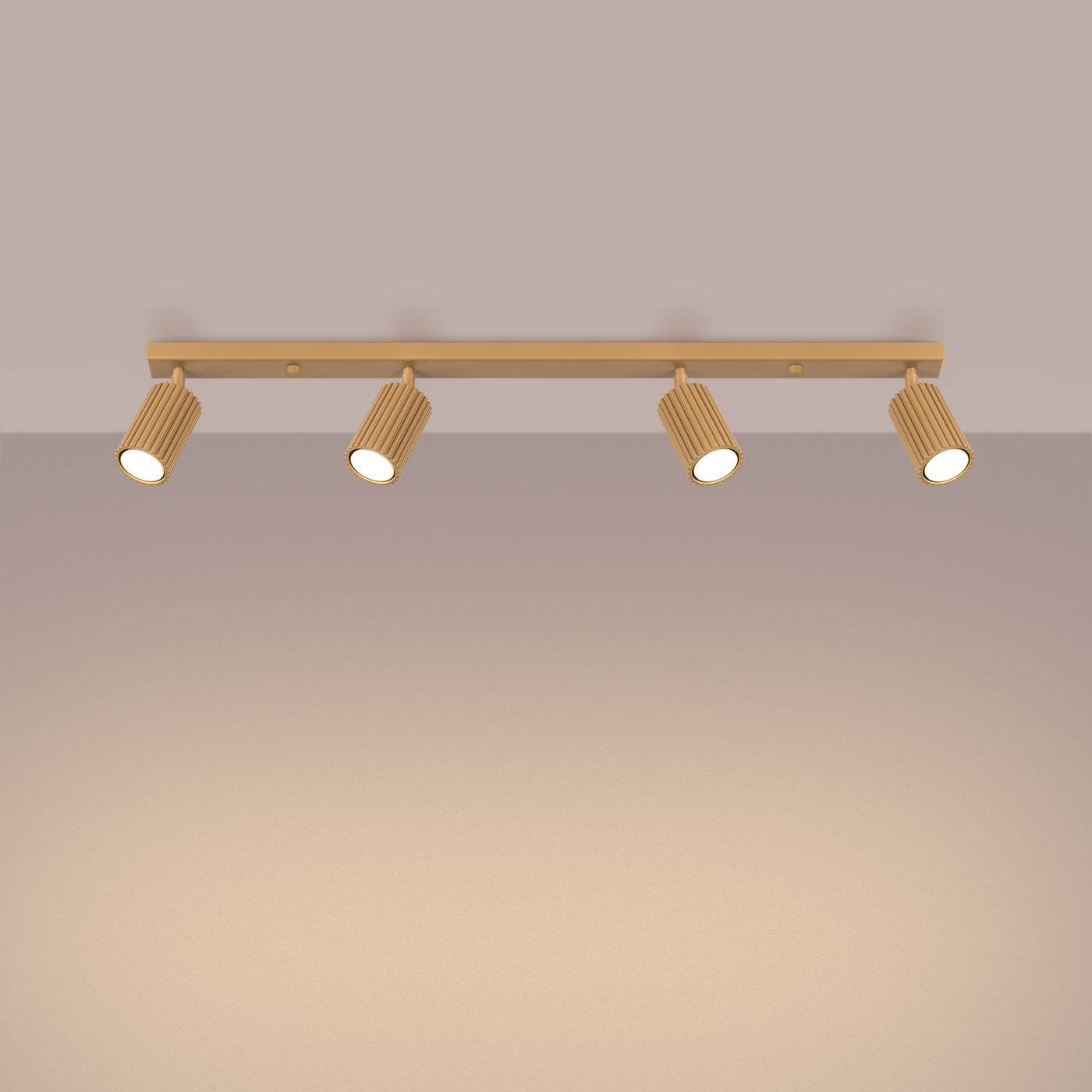 Laelamp Karbon 4L Kuldne GU10 - BrighteNova