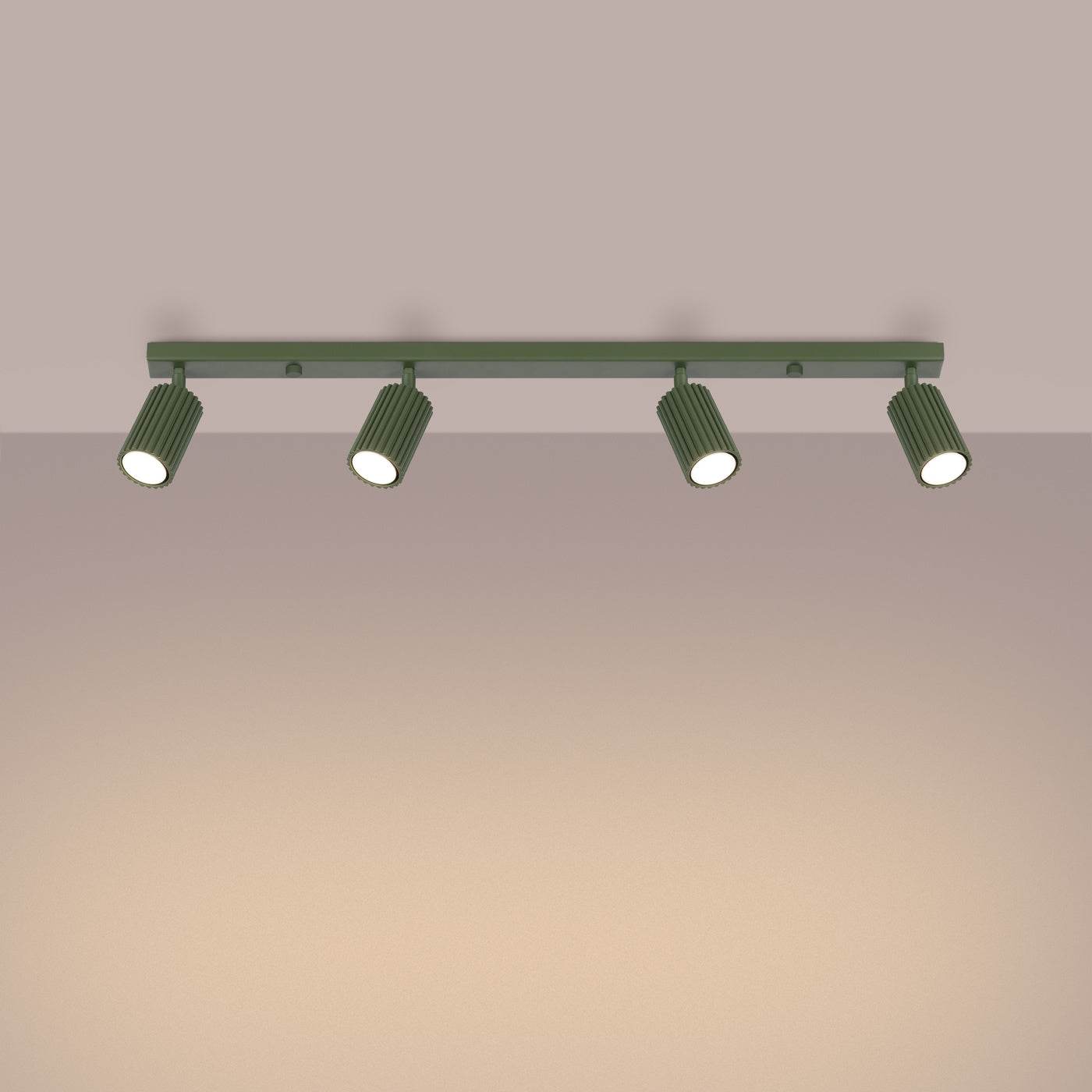Laelamp Karbon 4L Oliivi Roheline GU10 - BrighteNova