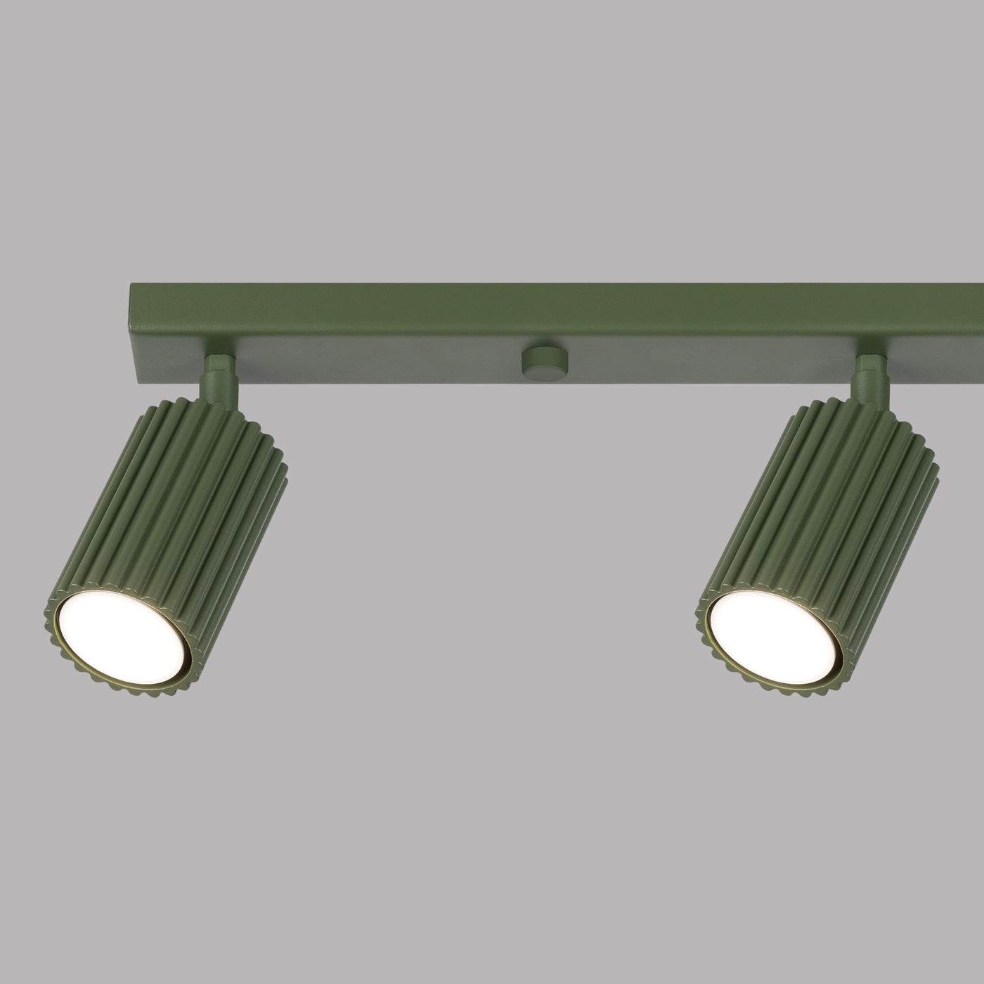 Laelamp Karbon 4L Oliivi Roheline GU10 - BrighteNova