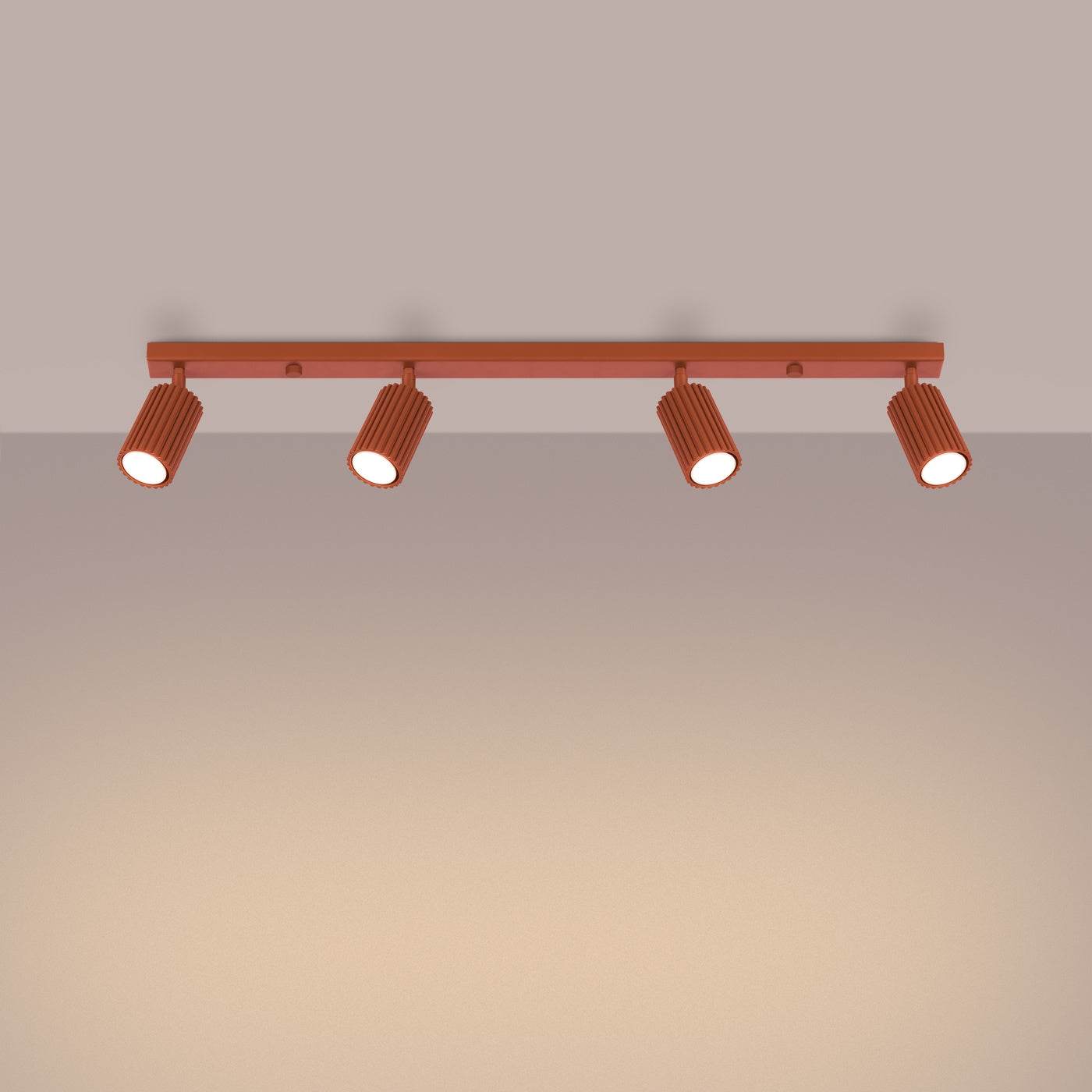 Laelamp Karbon 4L Punane Ooker GU10 - BrighteNova
