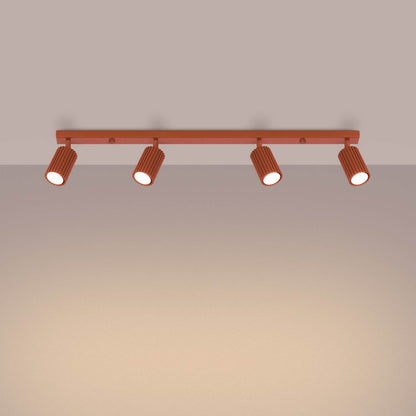 Laelamp Karbon 4L Punane Ooker GU10 - BrighteNova