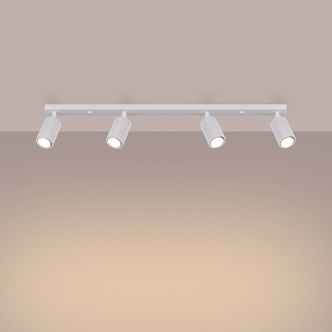 Laelamp Karbon 4L Valge GU10 - BrighteNova