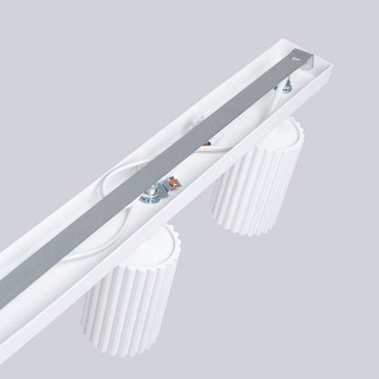 Laelamp Karbon 4L Valge GU10 - BrighteNova