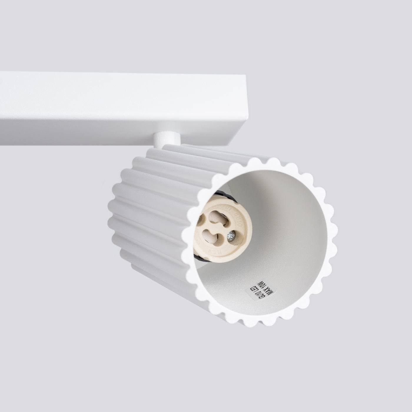 Laelamp Karbon 4L Valge GU10 - BrighteNova