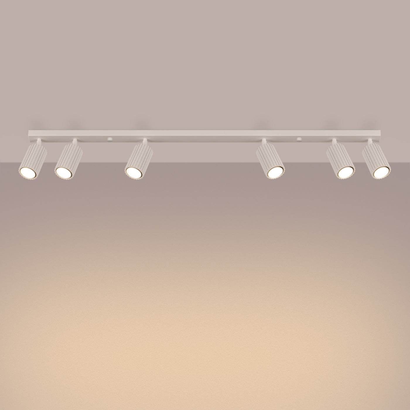 Laelamp Karbon 6L Beež GU10 - BrighteNova