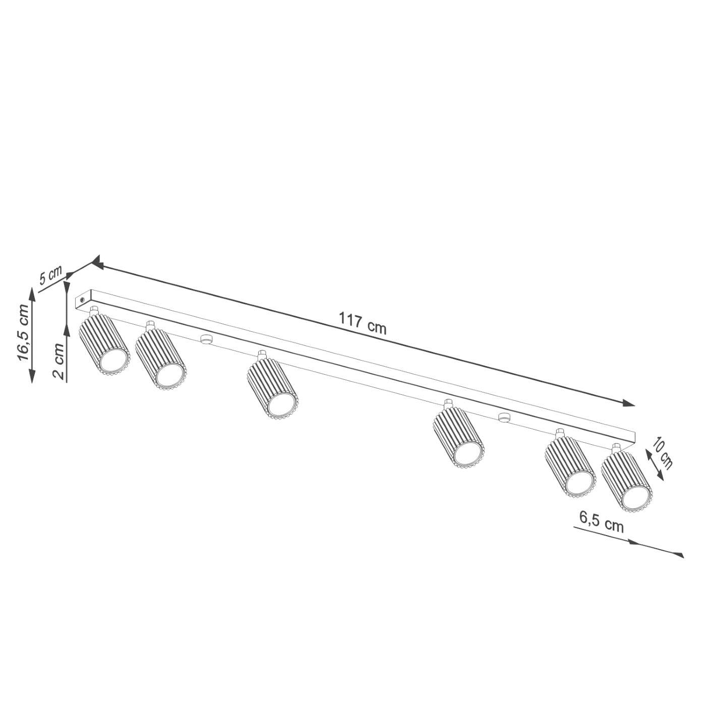 Laelamp Karbon 6L Must GU10 - BrighteNova
