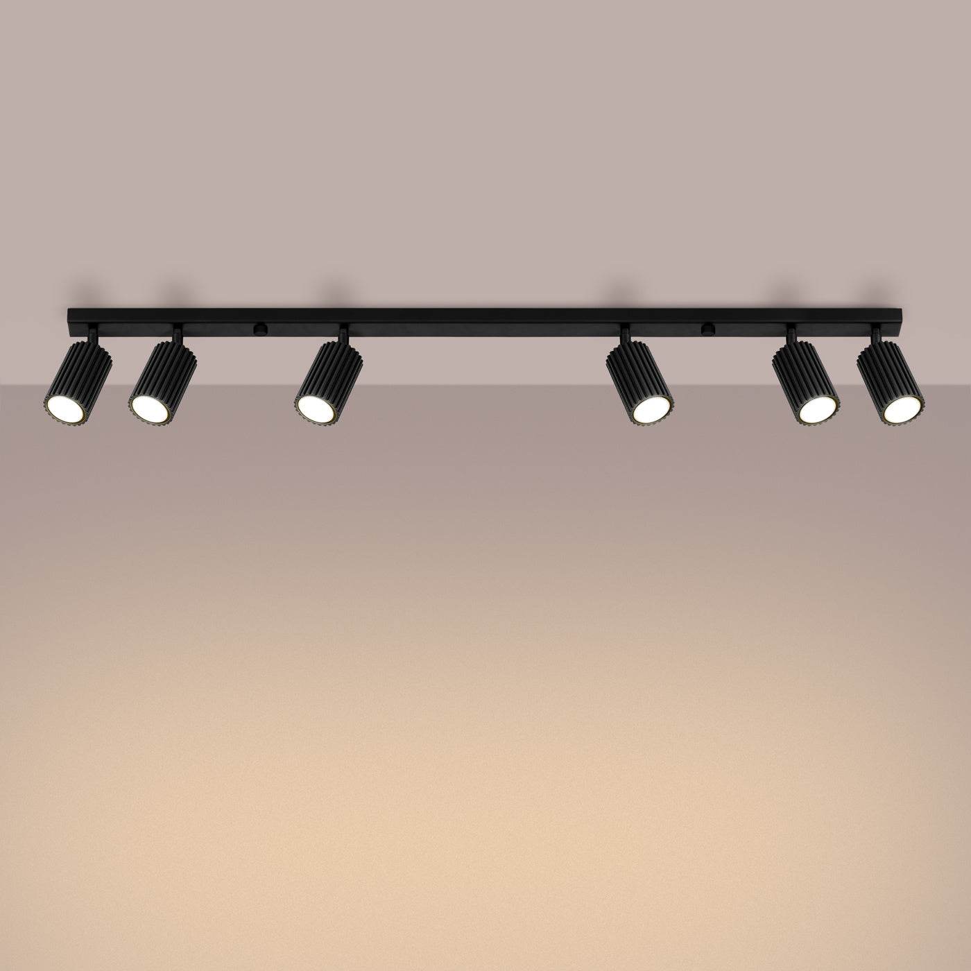 Laelamp Karbon 6L Must GU10 - BrighteNova
