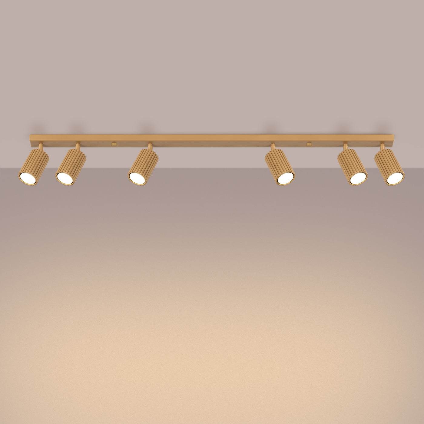Laelamp Karbon 6L Kuldne GU10 - BrighteNova