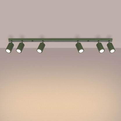 Laelamp Karbon 6L Oliivi Roheline GU10 - BrighteNova