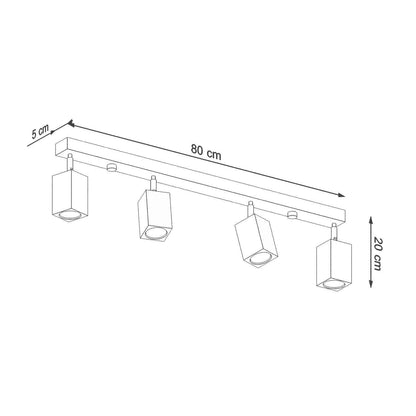 Laelamp Keke 4 Puit GU10 - BrighteNova