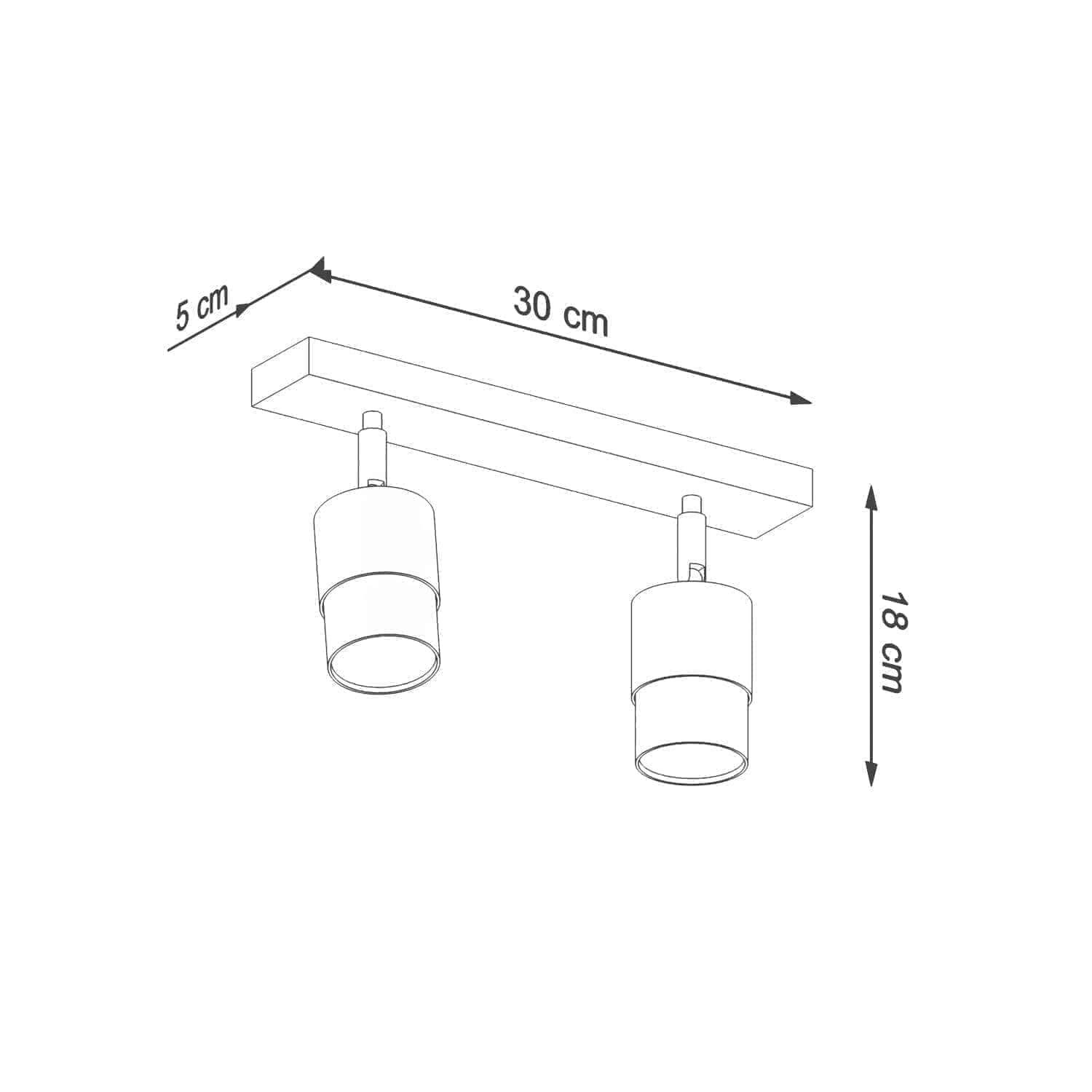 Laelamp Nero 2 Must/Kroom GU10 - BrighteNova
