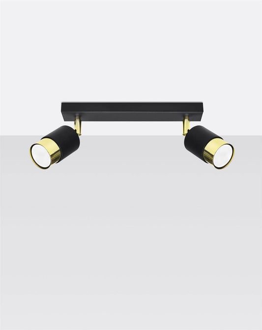 Laelamp Nero 2 Must/Kuld GU10 - BrighteNova