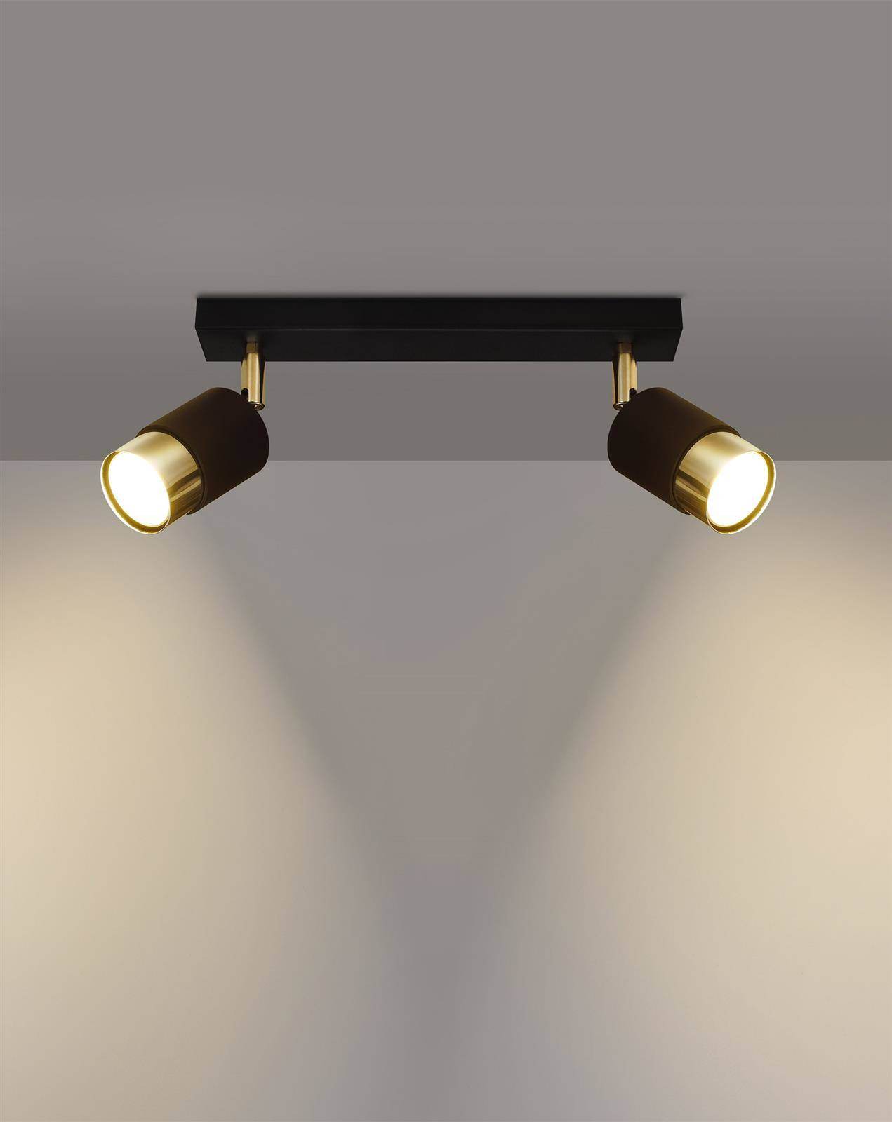 Laelamp Nero 2 Must/Kuld GU10 - BrighteNova