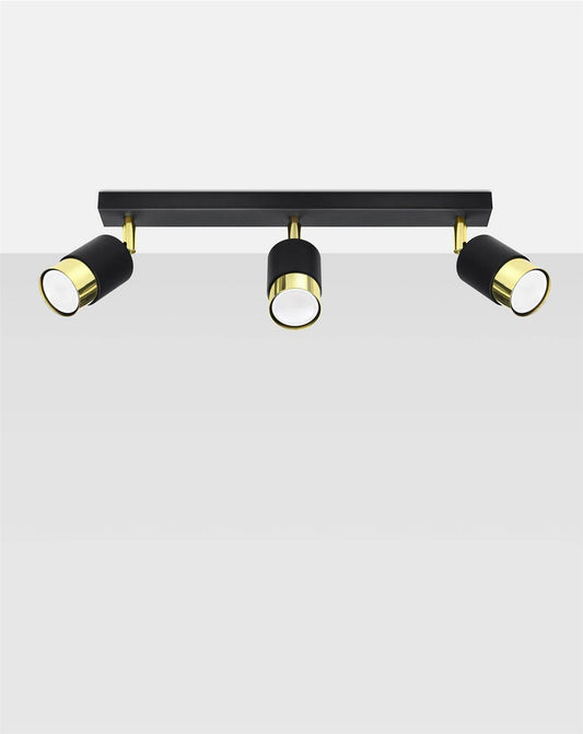 Laelamp Nero 3 Must/Kuld GU10 - BrighteNova