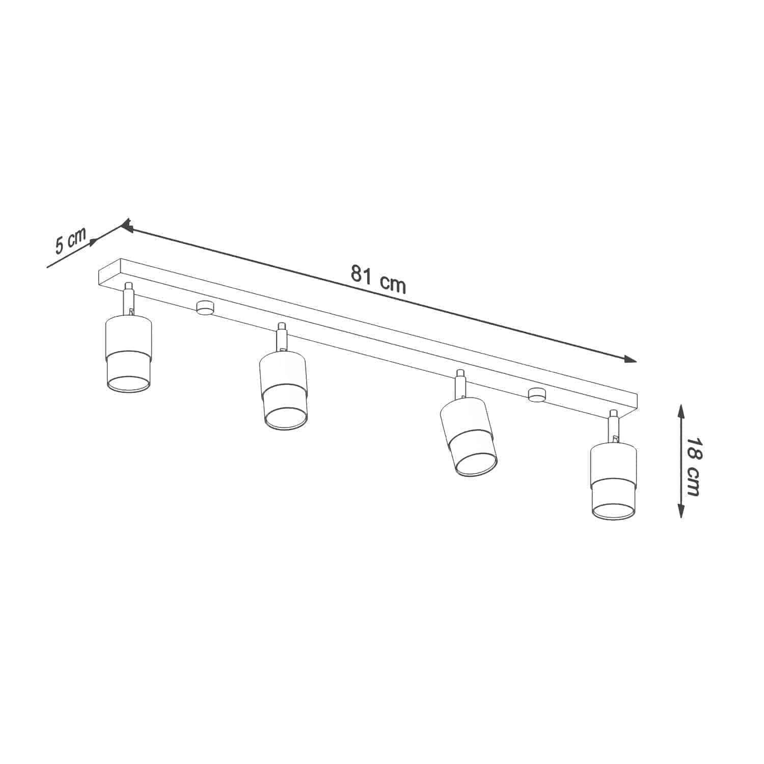 Laelamp Nero 4 Must/Kroom GU10 - BrighteNova