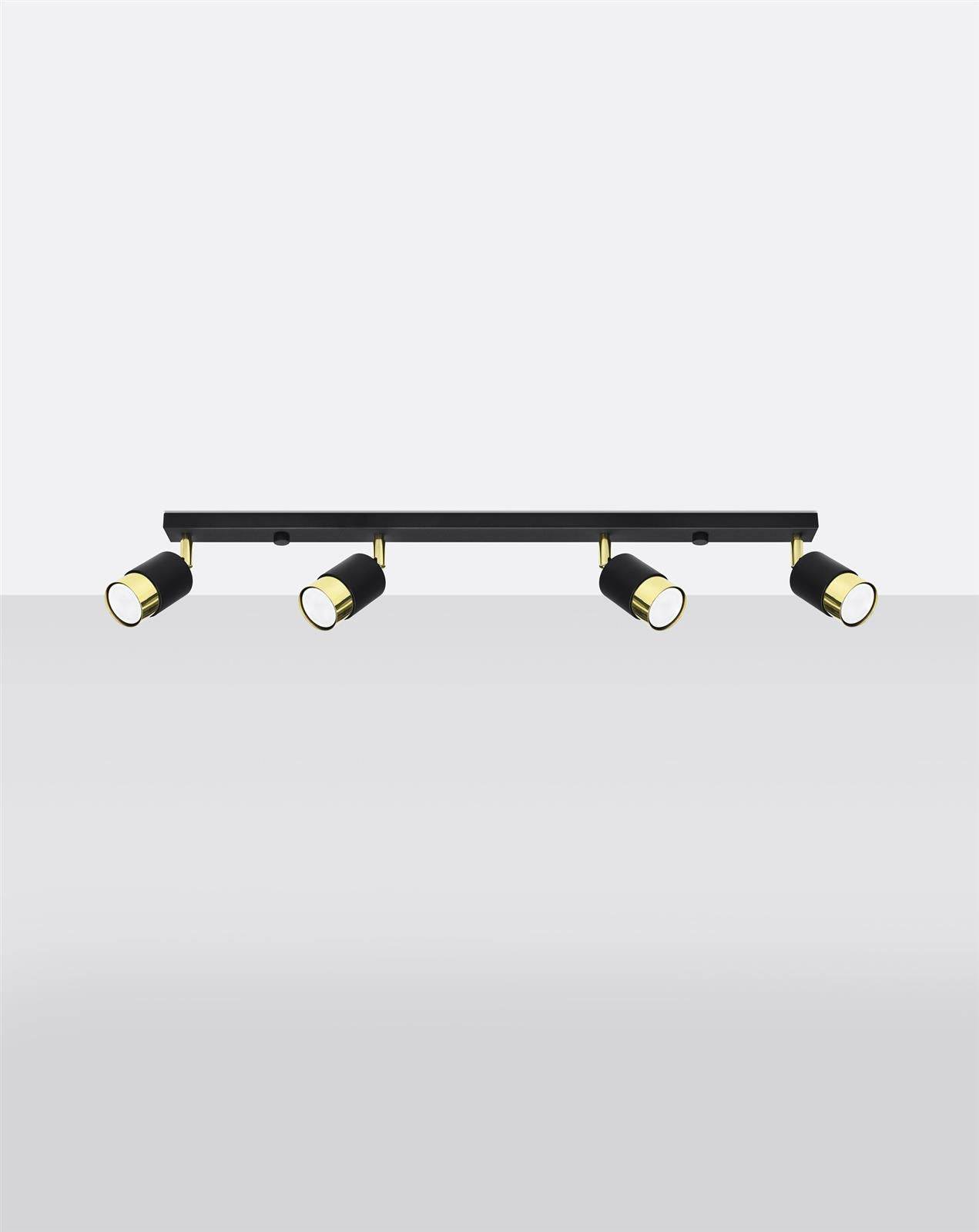 Laelamp Nero 4 Must/Kuld GU10 - BrighteNova