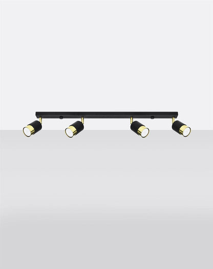 Laelamp Nero 4 Must/Kuld GU10 - BrighteNova