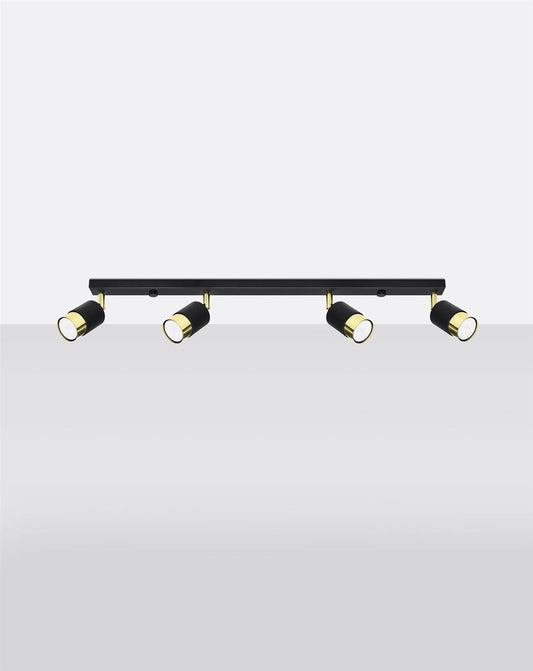 Laelamp Nero 4 Must/Kuld GU10 - BrighteNova