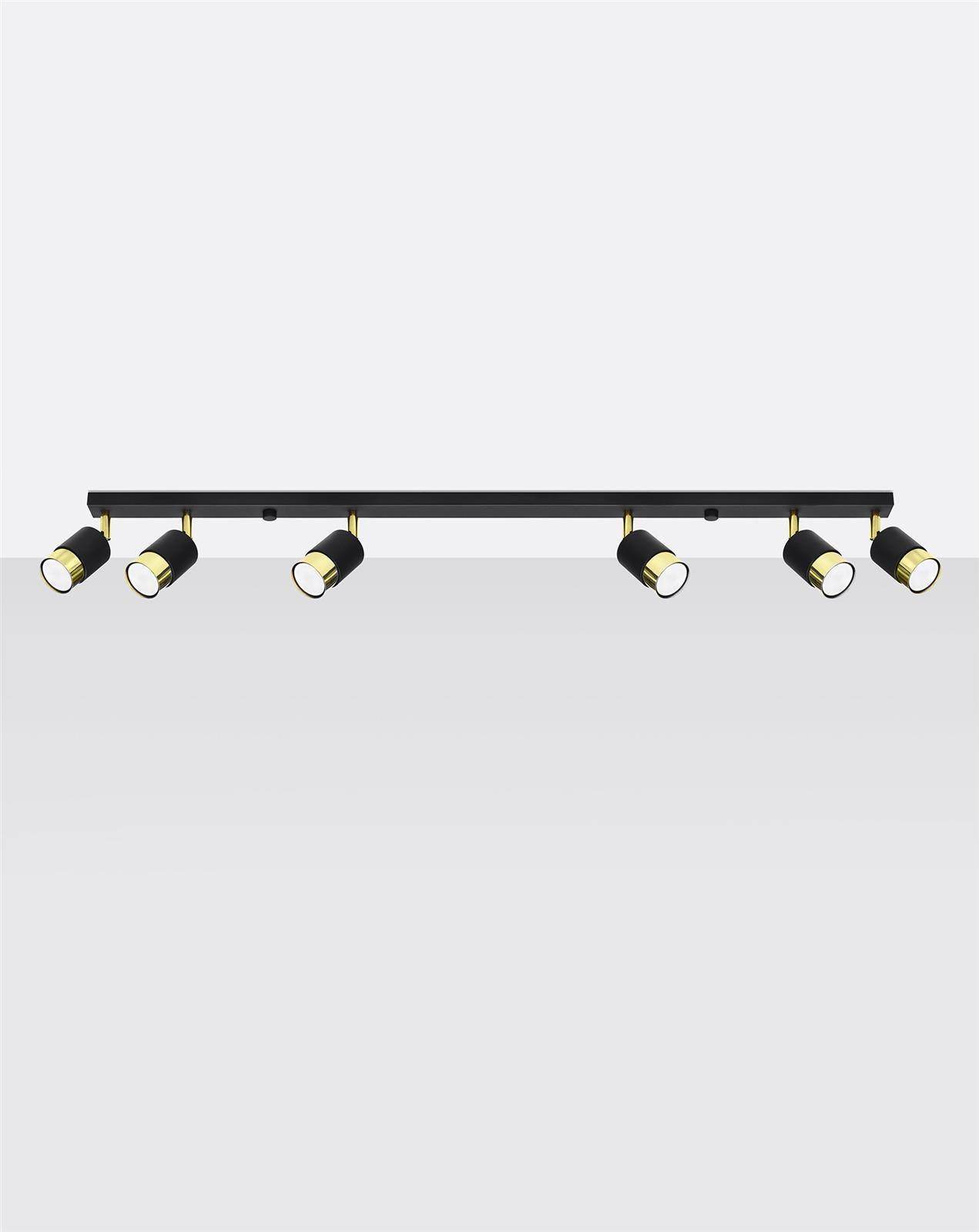 Laelamp Nero 6 Must/Kuld GU10 - BrighteNova