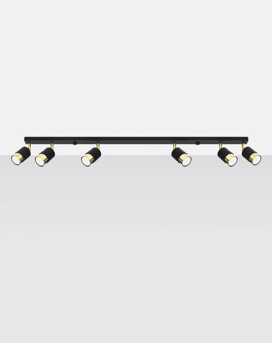 Laelamp Nero 6 Must/Kuld GU10 - BrighteNova