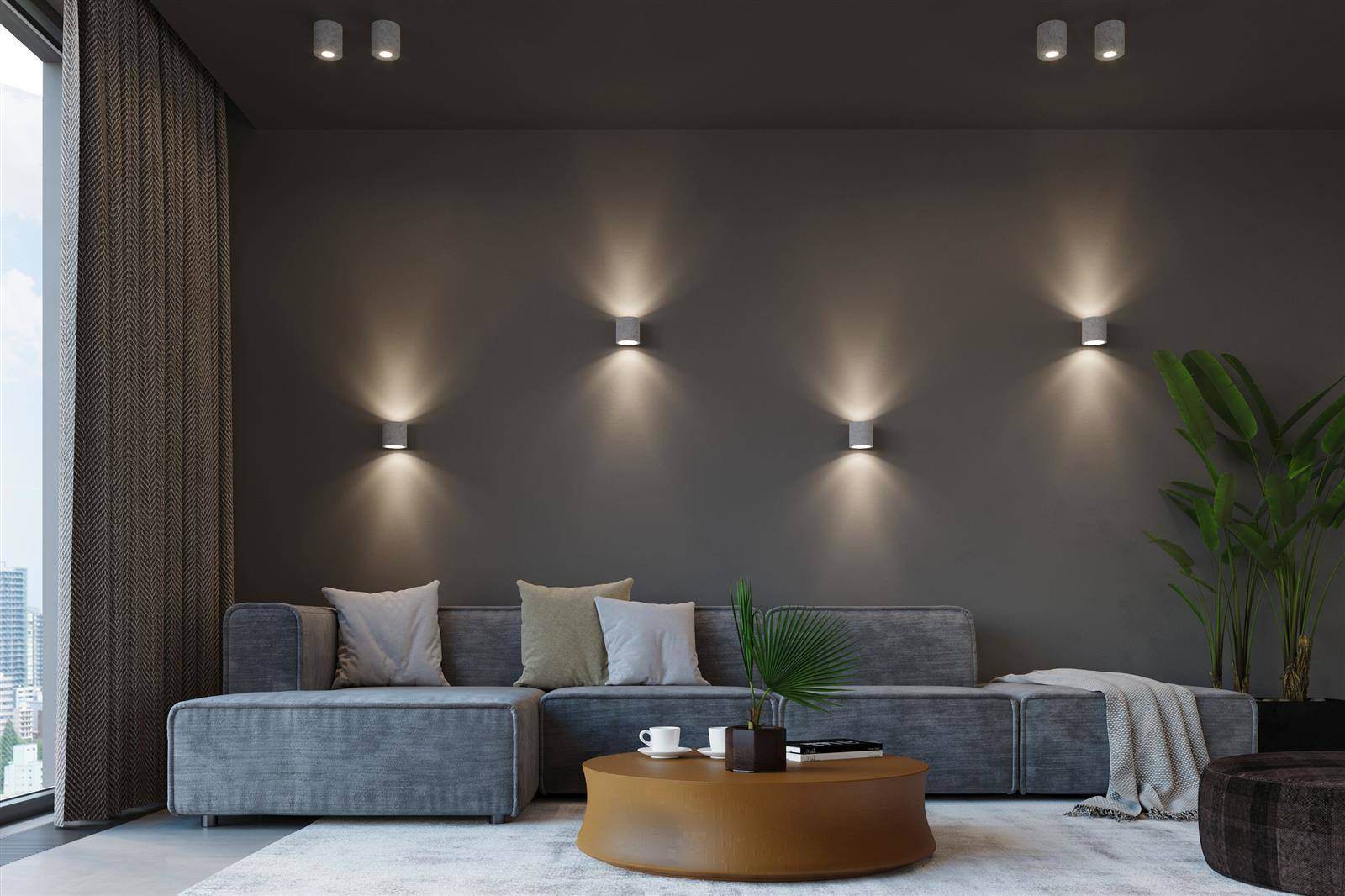 Laelamp Orbis Betoon GU10 - BrighteNova