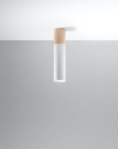Laelamp Pablo Valge/Puit GU10 - BrighteNova
