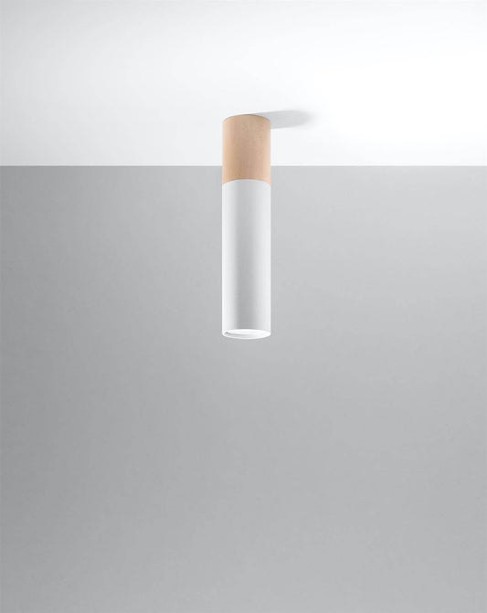 Laelamp Pablo Valge/Puit GU10 - BrighteNova