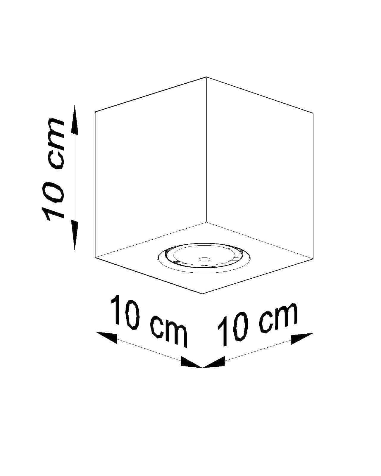 Laelamp Quad Betoon GU10 - BrighteNova