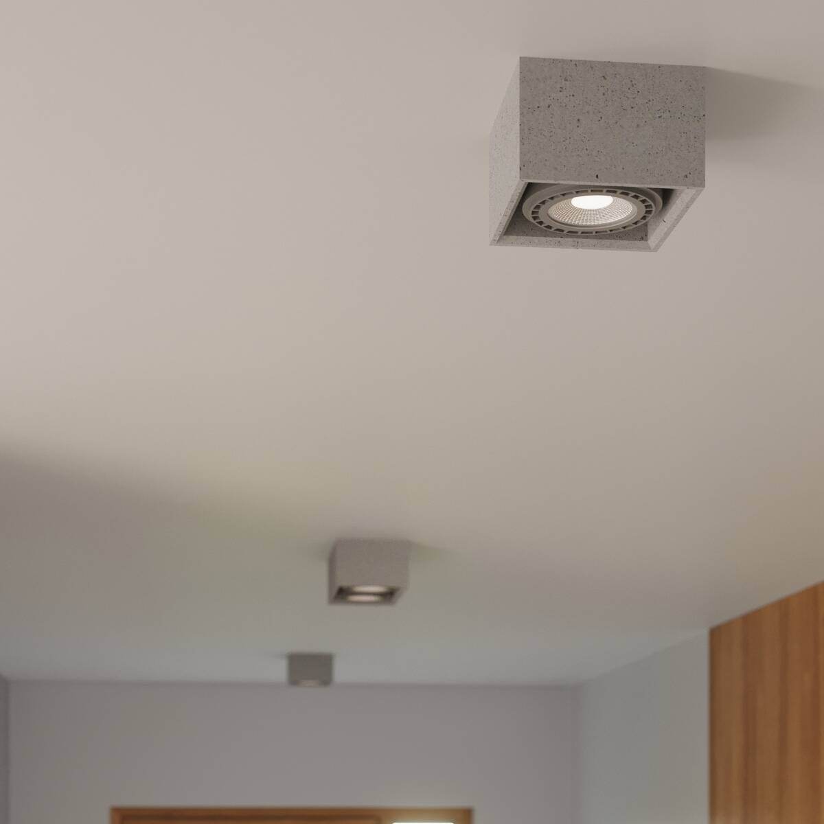 Laelamp Quatro 2 Betoon GU10 - BrighteNova