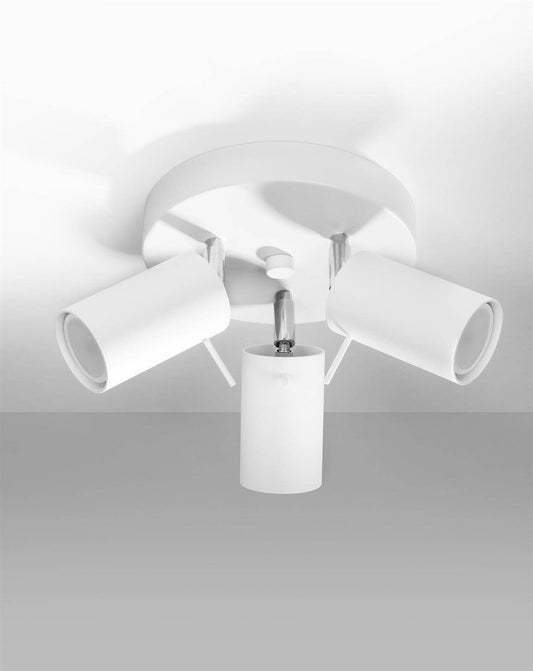 Laelamp Ring 3P Valge GU10 - BrighteNova