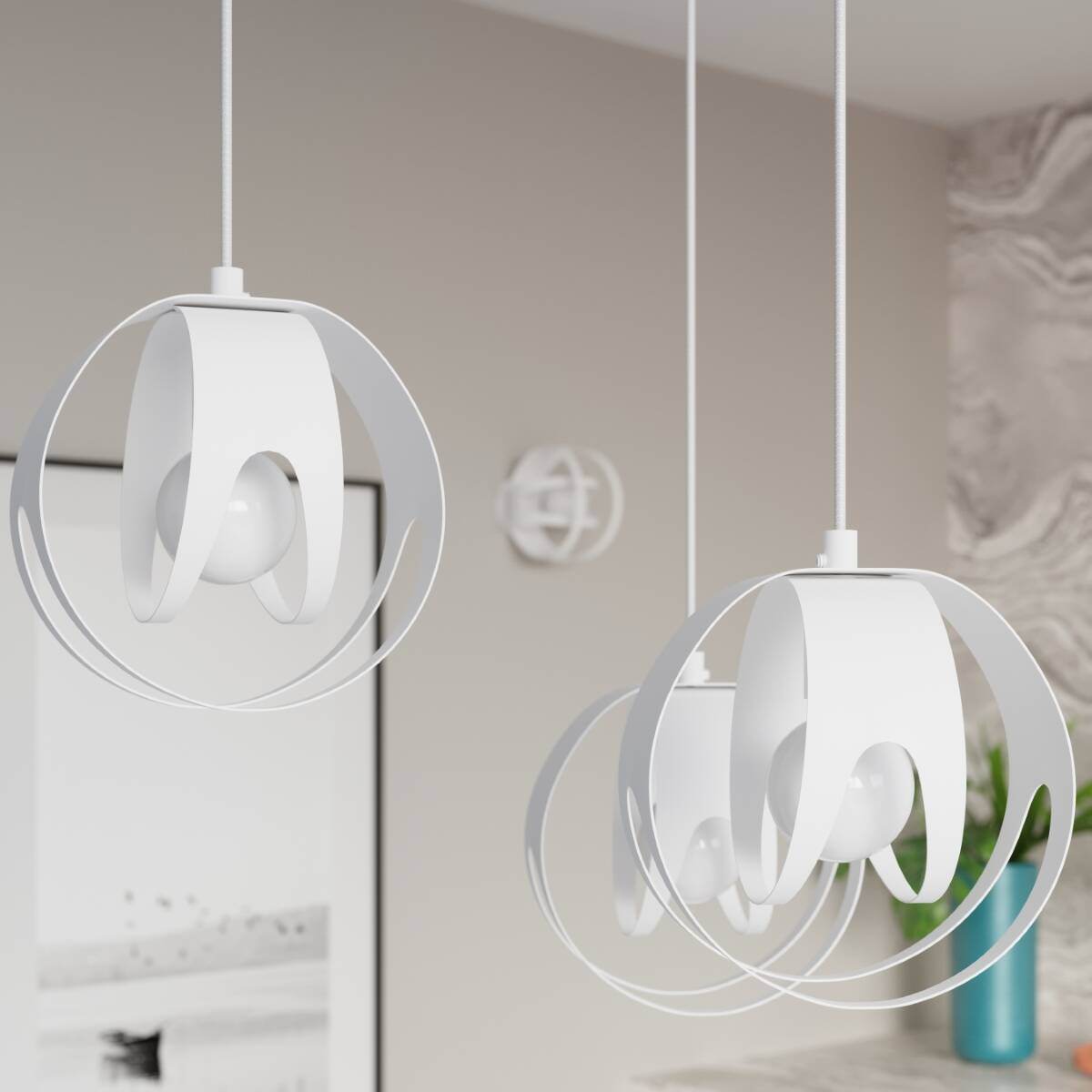 Laelamp Tulos Valge E27 - BrighteNova