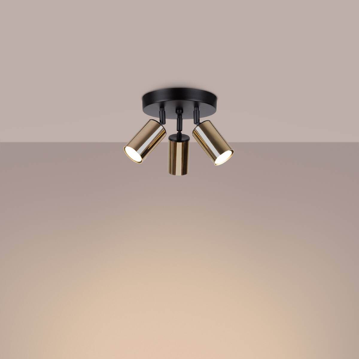 Laelamp Winx 3P Must/Kuld GU10 - BrighteNova