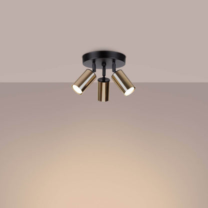 Laelamp Winx 3P Must/Kuld GU10 - BrighteNova
