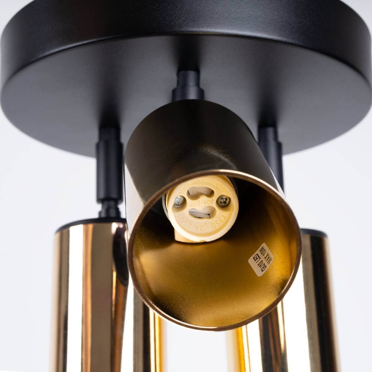 Laelamp Winx 3P Must/Kuld GU10 - BrighteNova