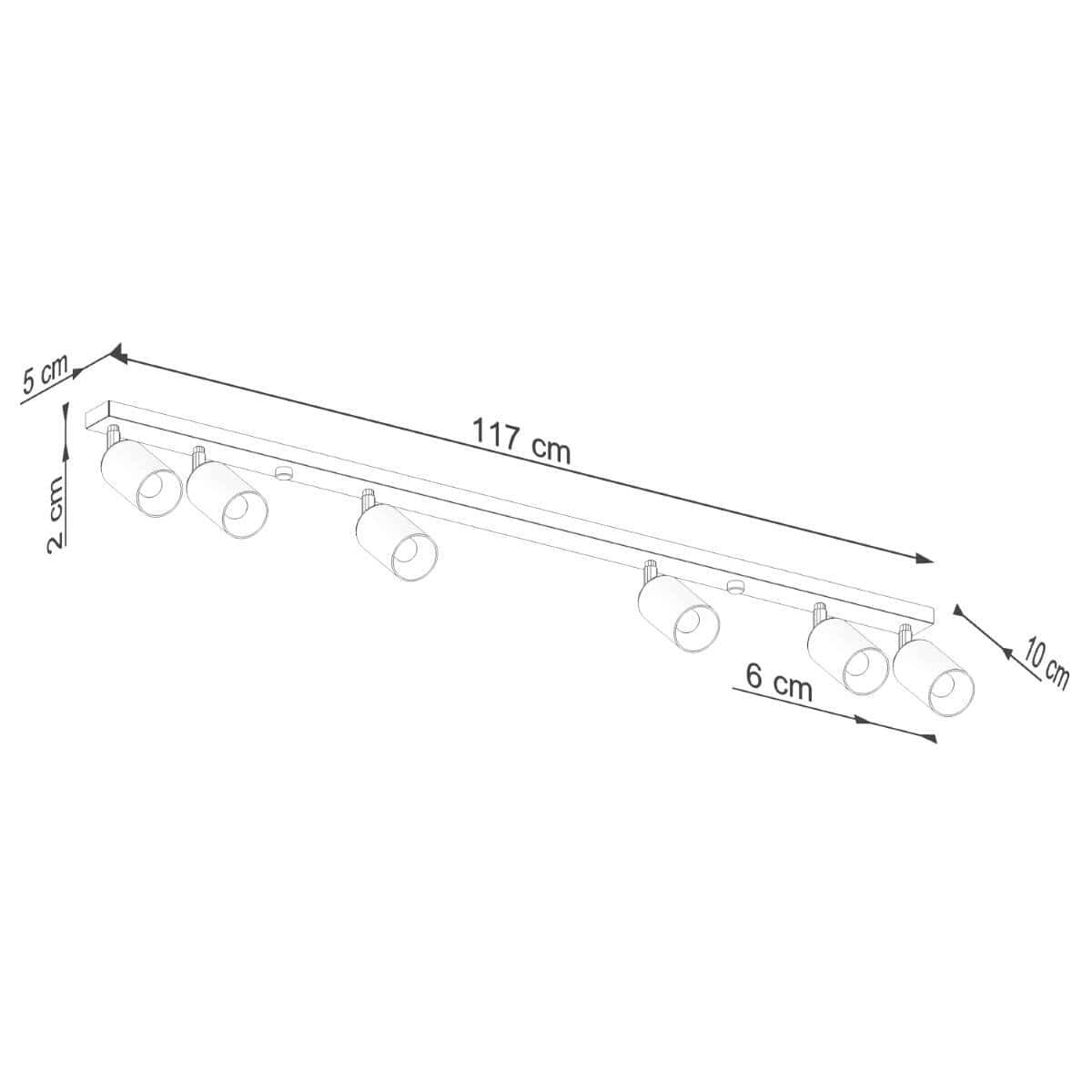 Laelamp Winx 6L Must/Kuld GU10 - BrighteNova