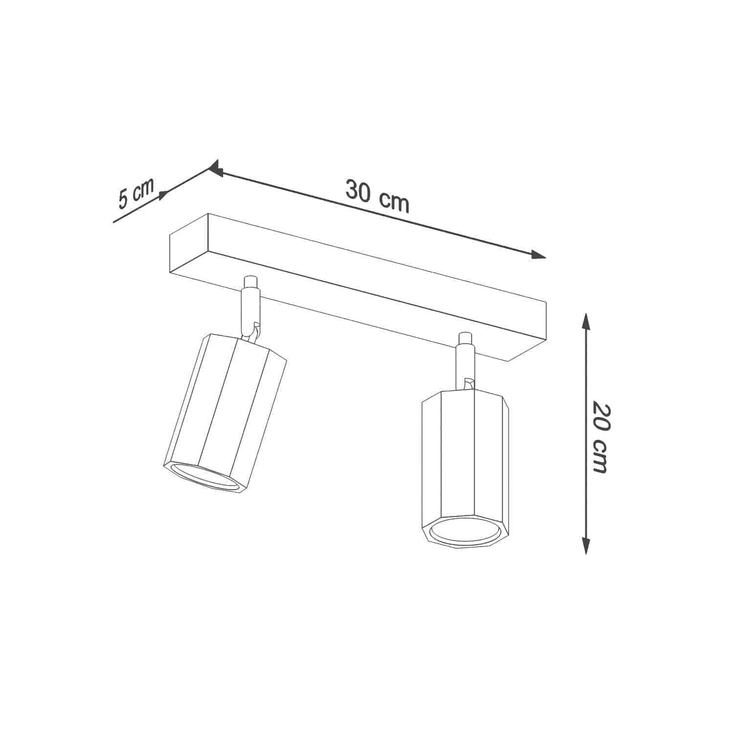 Laelamp Zeke 2 Puit GU10 - BrighteNova