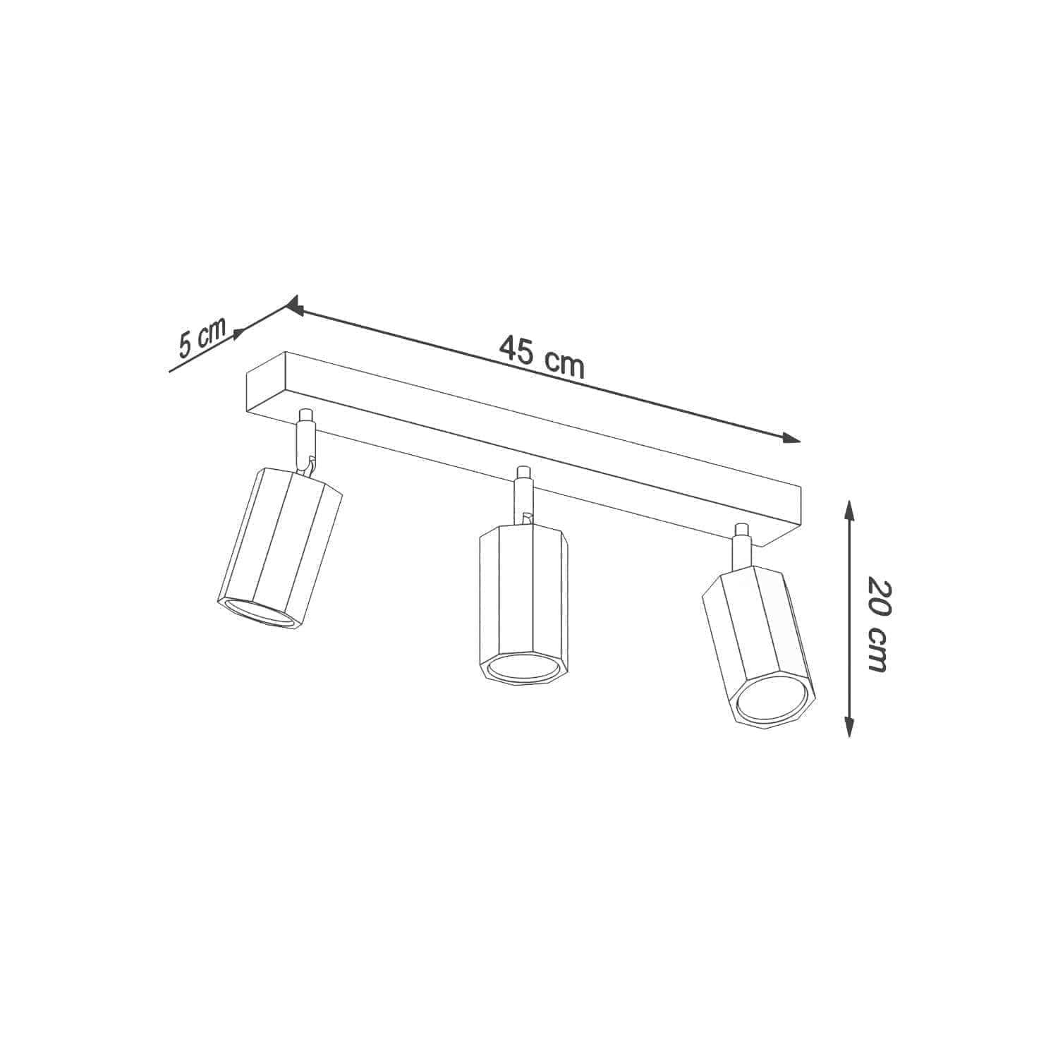 Laelamp Zeke 3 Puit GU10 - BrighteNova