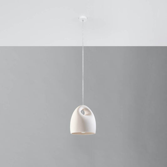 Ripplamp Bukano Keraamiline Valge E27 - BrighteNova