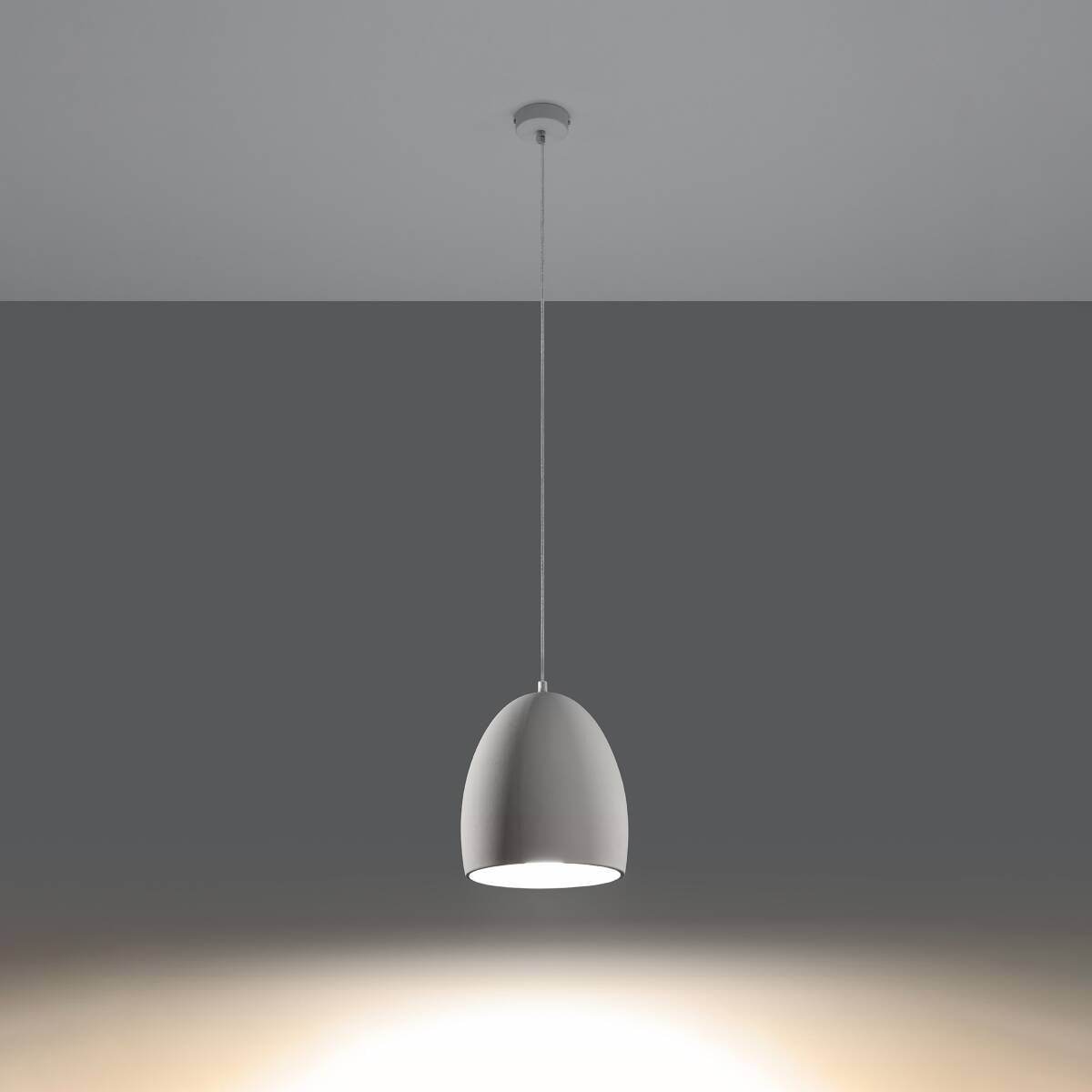 Ripplamp Flawiusz Keraamiline Valge E27 - BrighteNova
