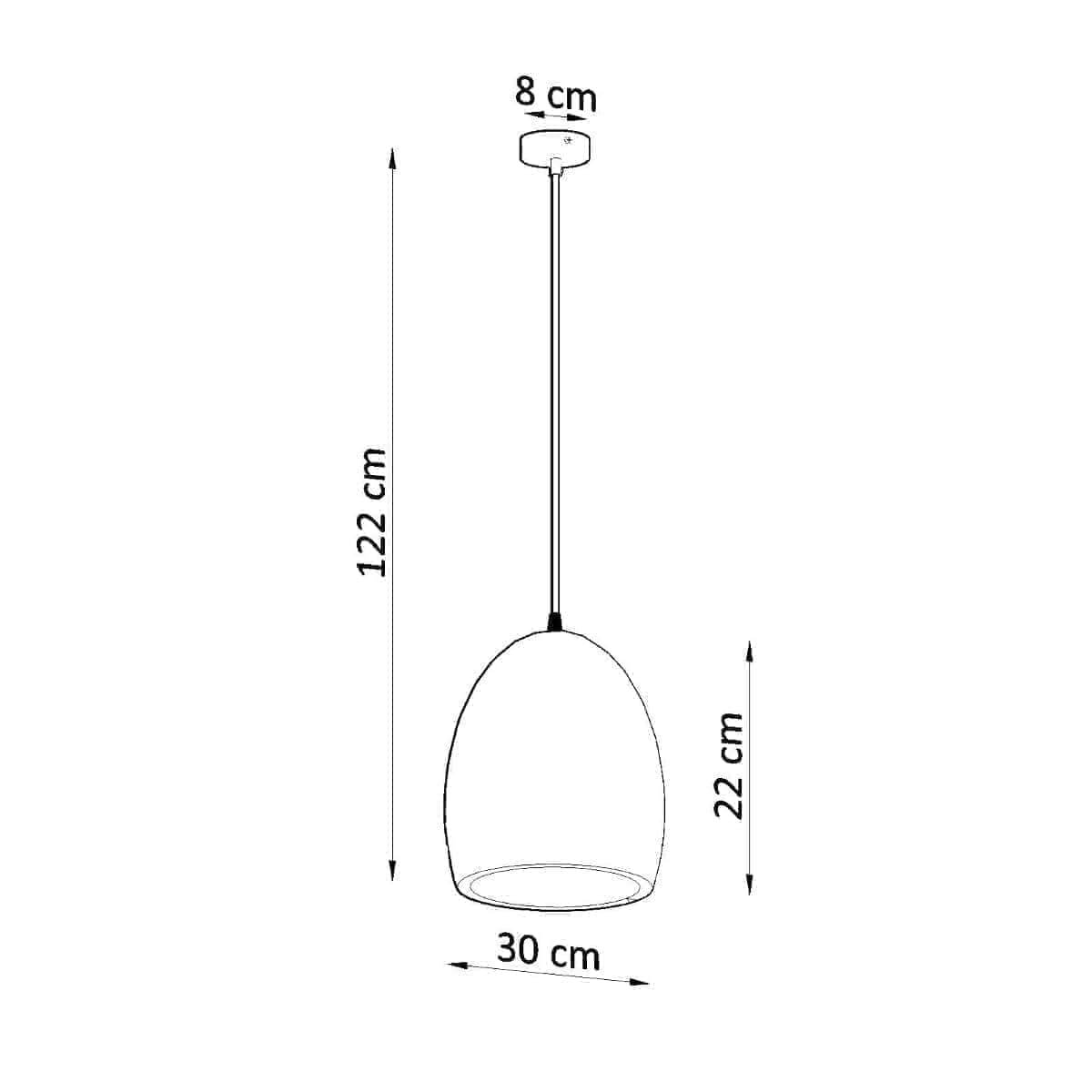 Ripplamp Flawiusz Keraamiline Valge E27 - BrighteNova