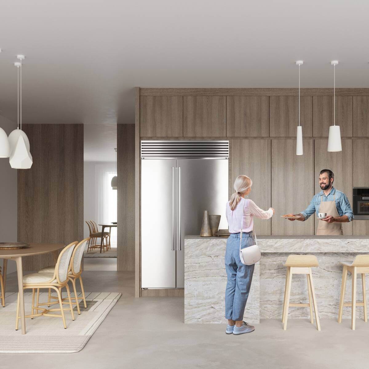Ripplamp Flawiusz Keraamiline Valge E27 - BrighteNova