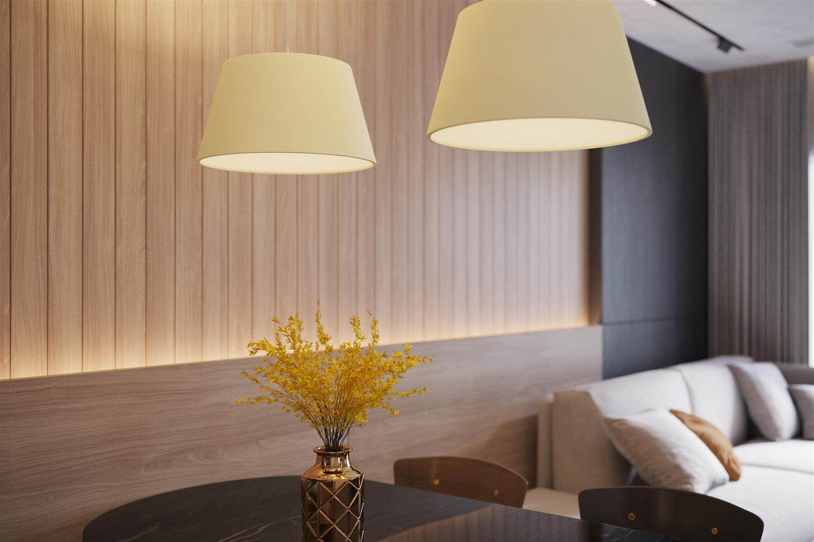 Lühter Cono 45 Valge E27 - BrighteNova