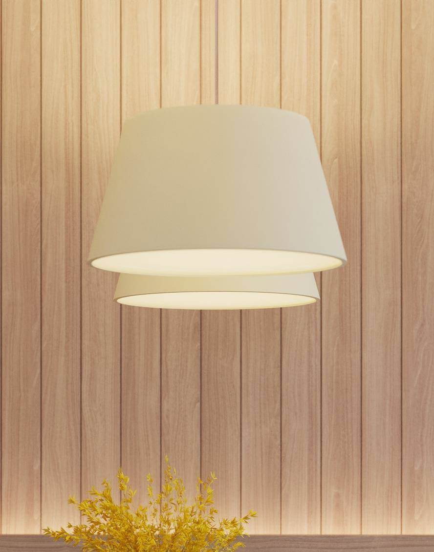 Lühter Cono 45 Valge E27 - BrighteNova